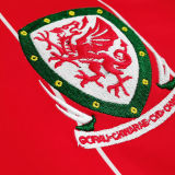 2015/16 Wales Home Red Retro Soccer Jersey