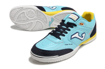 25 year new indoor five-a-side genuine leather football shoes, suitable for men's competition training, anti slip and wear-resistant TOP FLEX