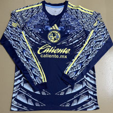 2025/26 Club America Away Fans Long Sleeve Soccer Jersey