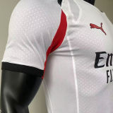 2025/26 AC Milan Away White Player Version Soccer Jersey
