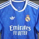 2025/26 RM Third Blue Player Version Soccer Jersey