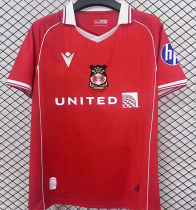 2025/26 Wrexham Home Red Fans Soccer Jersey 雷克瑟姆