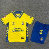 2025/26 Las Palmas Home Yellow Kids Soccer Jersey