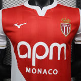 2025/26 Monaco Home Player Version Soccer Jersey