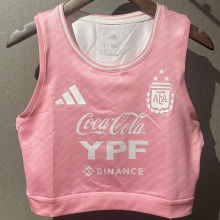 2025/26 Argentina Pink Women Yoga Vest Jersey 女