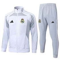 2025/26 RM Grey White Jacket Tracksuit
