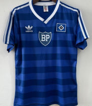1986 Hamburger Away Blue Retro Soccer Jersey