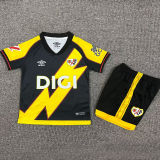 2025/26 Vallecano Third Black Kids Soccer Jersey