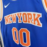 NY Knicks CLARKSON #00 Blue NBA Jersey