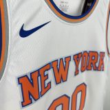 NY Knicks CLARKSON #00 White NBA Jersey