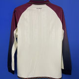 2025/26 Venezia FC Away White Long Sleeve Soccer Jersey 带胸前广告 Venezia