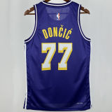 2026 Lakers DONCIC #77 Purple NBA Jersey