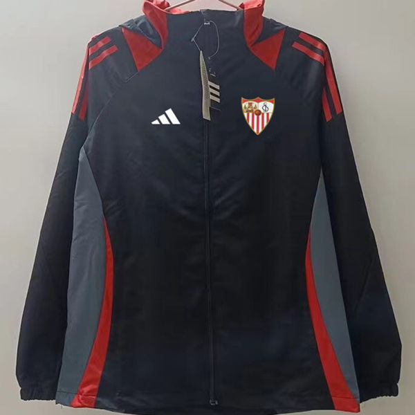 2025/26 Sevilla FC Black Windbreaker