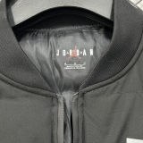 2026/27 Jordan Flight Black Baseball Cotton Windbreaker Jacket BQ7705 白标