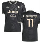 2025/26 JUV Third Black Player Version Long Sleeve Soccer Jersey