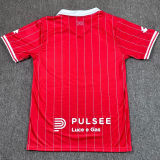 2025/26 Monza Home Red Fans Soccer Jersey