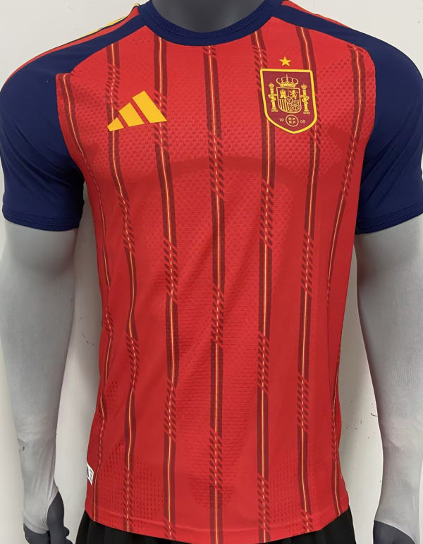 2026/27 Spain Home Red Player Version Soccer Jersey