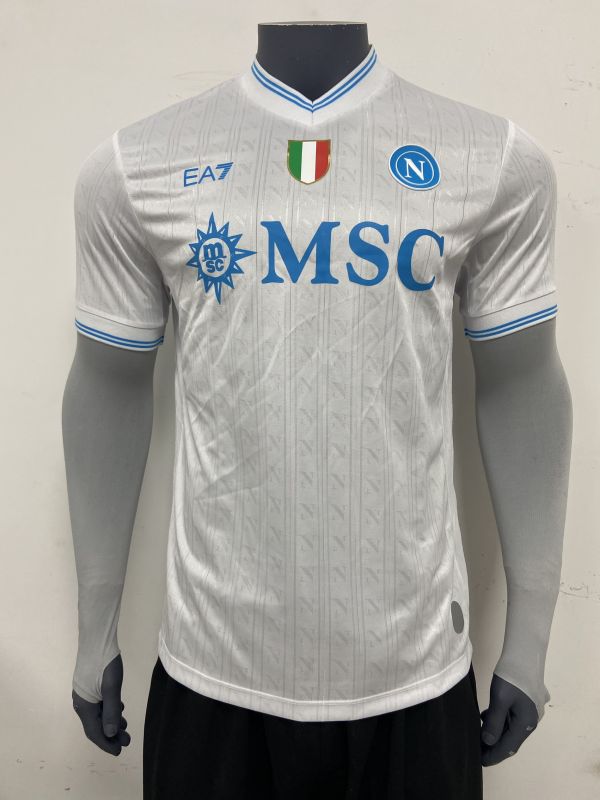 2025/26 Napoli away UCL version player football jersey 欧冠版