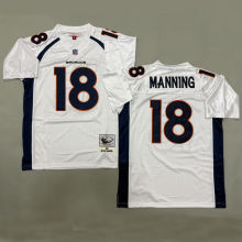 MANNING #18 Men's Denver Broncos Retro NFL Jersey 野马
