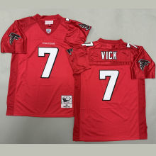 VICK #7 Men's Atlanta Falcons Retro NFL Jersey 猎鹰