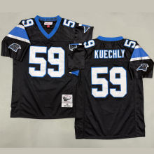 KUECHLY #59 Men's Carolina Panthers Retro NFL Jersey 黑豹