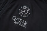2026/27 PSG Black Kids Jacket Tracksuit