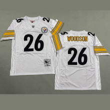 WOODSON #26 Men's Pittsburgh Steelers Retro NFL Jersey 钢人