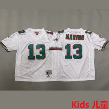 MARINO #13 Miami Dolphins Retro Kids NFL Jersey 海豚