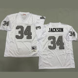 JACKSON #34 Men's Las Vegas Raiders Retro NFL Jersey 突袭者
