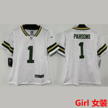 PARSONS #1 Green Bay Packers Girl NFL Jersey 包装工