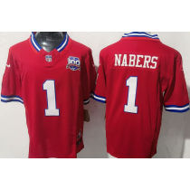 NABERS #1 Men's New York Giants NFL Jersey  巨人   (3代）