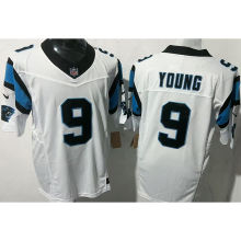 YOUNG #9 Men's Carolina Panthers NFL Jersey 黑豹   (3代）