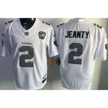 JEANTY #2 Men's Las Vegas Raiders NFL Jersey 突袭者   (3代）