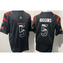 HIGGINS #5 Men's Cincinnati Bengals NFL Jersey 猛虎   (3代）