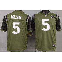 WILSON #5 Men's New York Jets NFL Jersey 喷气机   (3代）