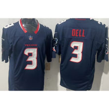 DELL #3 Men's Houston Texans NFL Jersey 德州人    (3代）