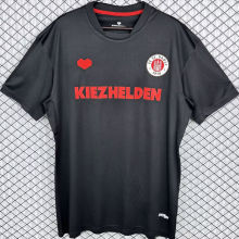 2013/2014 ST PAULI Third Black Retro Soccer Jersey