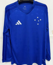 2026/27 Cruzeiro Home BlueFans Long Sleeve Soccer Jersey