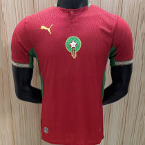 2026/27 Morocco Home Red Player Version Soccer Jersey