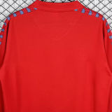 1983 Osasuna Home Red Retro Long Sleeve Soccer Jersey