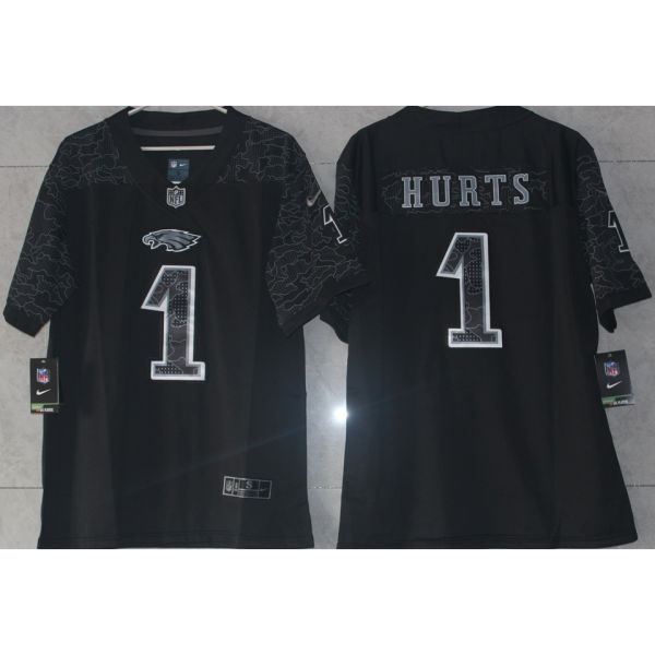 HURTS #1 Men's Philadelphia Eagles NFL Jersey 老鹰