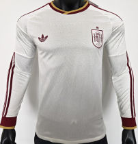 2026/27 Spain Away Player Version Long Sleeve Soccer Jersey