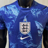 2026/27 England Blue Goalkeeper Player Version Soccer Jersey