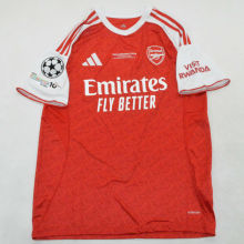2026 UCL Final ARS 1:1 Quality Home Fans Jersey 2025/26（Have All Patch 带胸前决赛小字 臂章 袖广告）