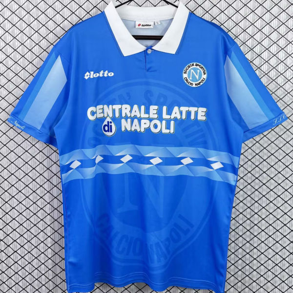 1996/1997 Napoli Home Blue Retro Soccer Jersey
