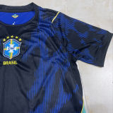 NEYMAR JR #10 Brazil 1:1 Quality Away Blue Fans Soccer Jersey 2026/27 ★★