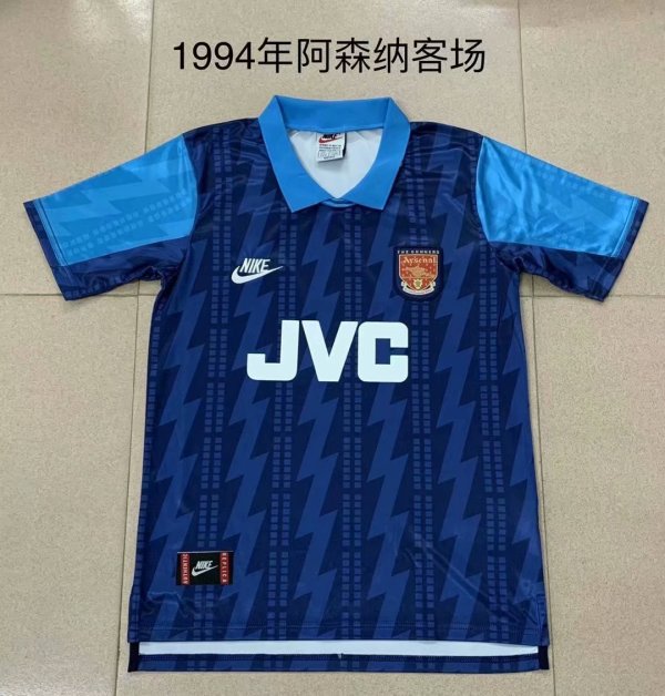 Arsenal Away 1:1 Quality Retro Soccer Jersey 1994