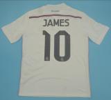 2014-2015 Retro Real Madrid Home Long Sleeve 1:1 Quality Soccer Jersey