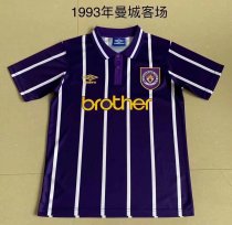 1993 Manchester City Away 1:1 Quality Retro Soccer Jersey