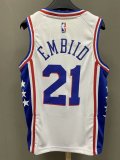 NBA 76ers Enbiid No.21 1:1 Quality